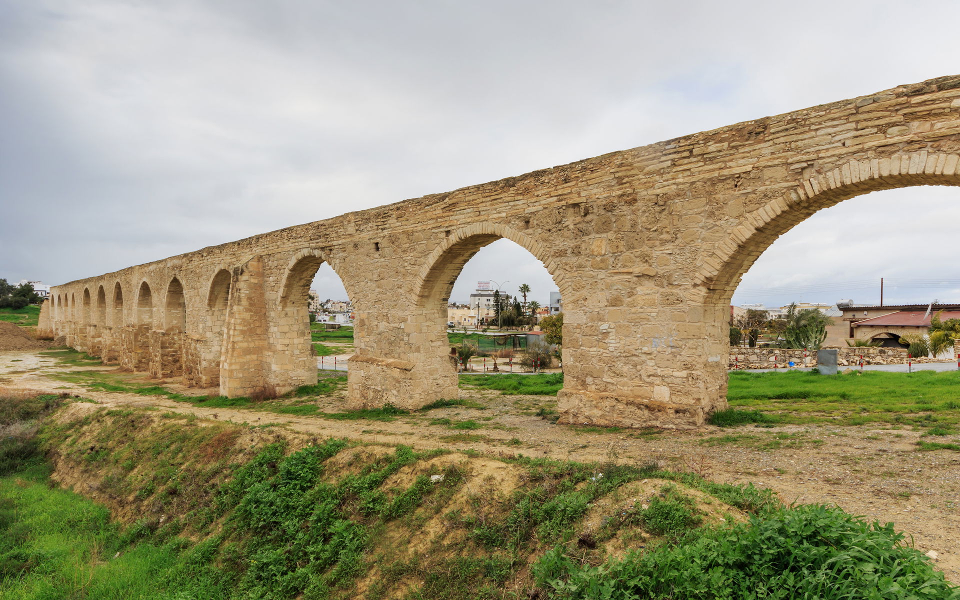 Bekir Pasha (Kamares) Aqueduct in Larnaca, Cyprus