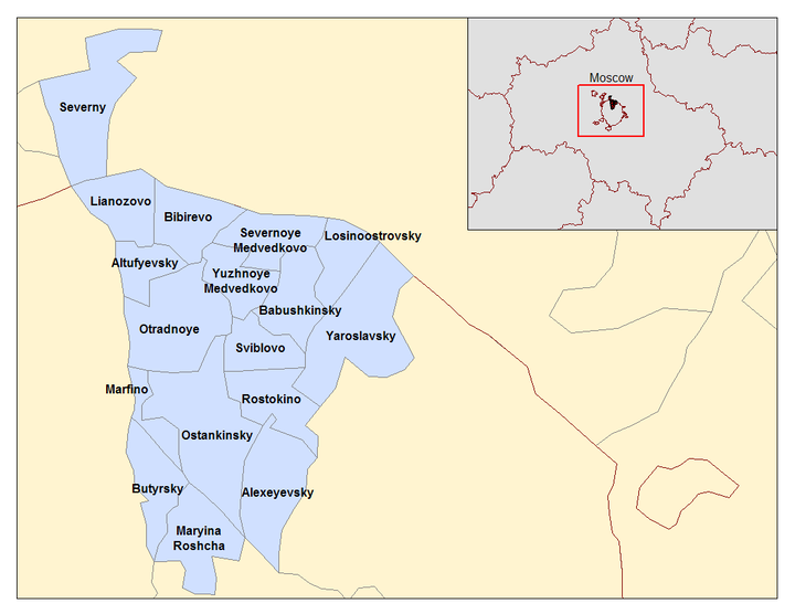 North-Eastern Administrative Okrug district