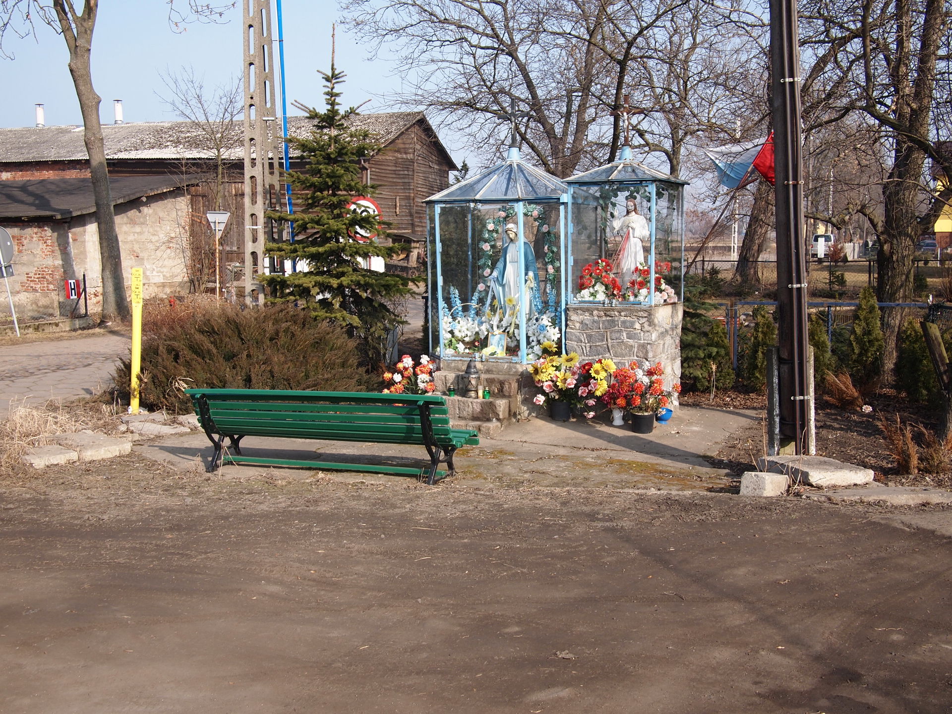 Tczewskie Łąki - wayside shrine