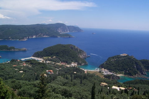 Central Corfu and Diapontian Islands view 2