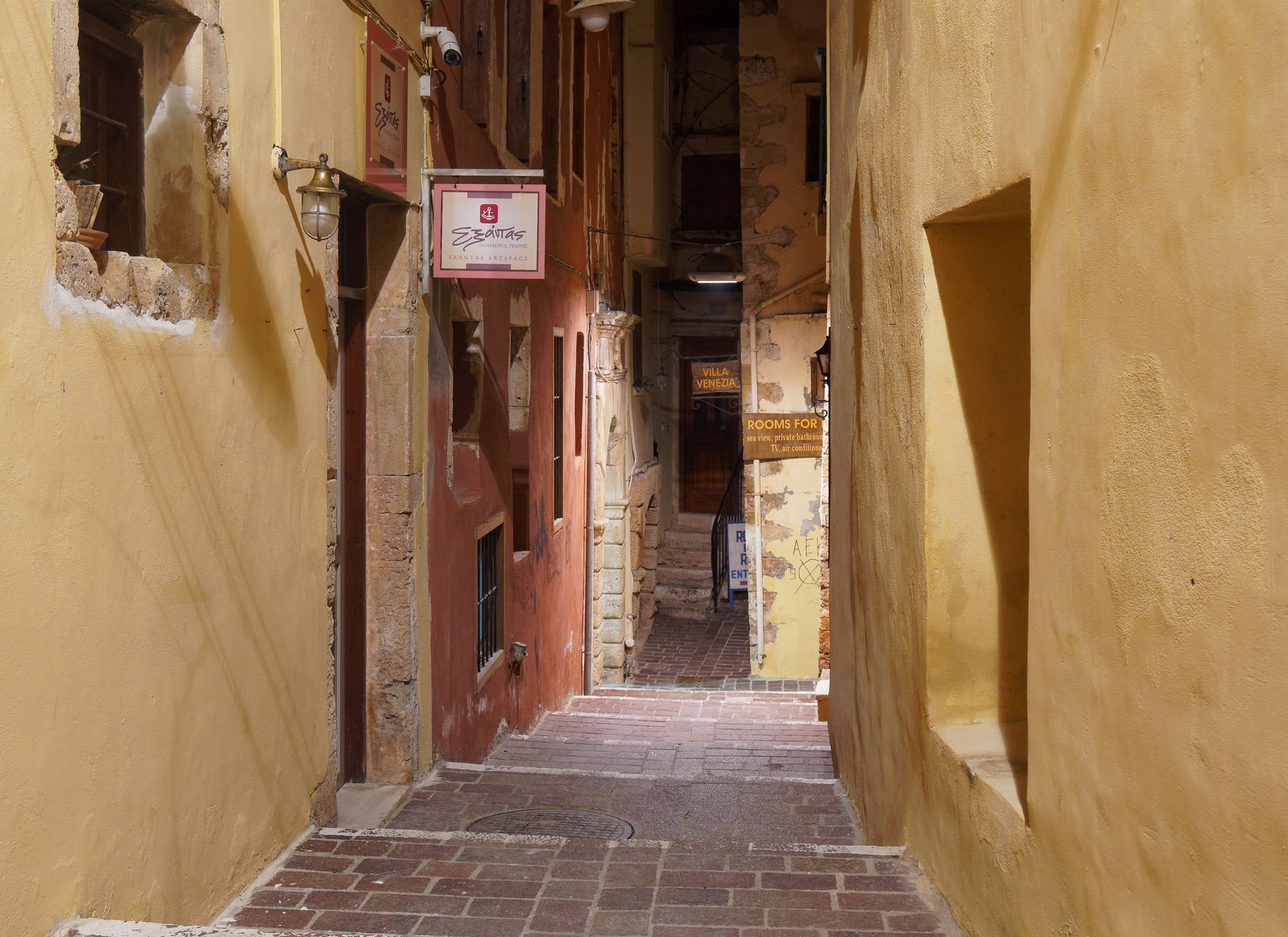 Theofanous street, in Topanas, part of the old city of Chania.