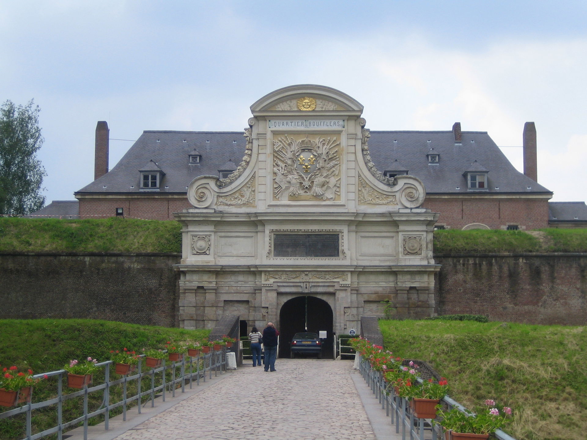 Porte royale de la citadelle de Lille.