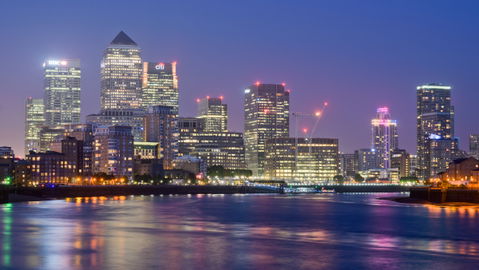 Canary Wharf view 1