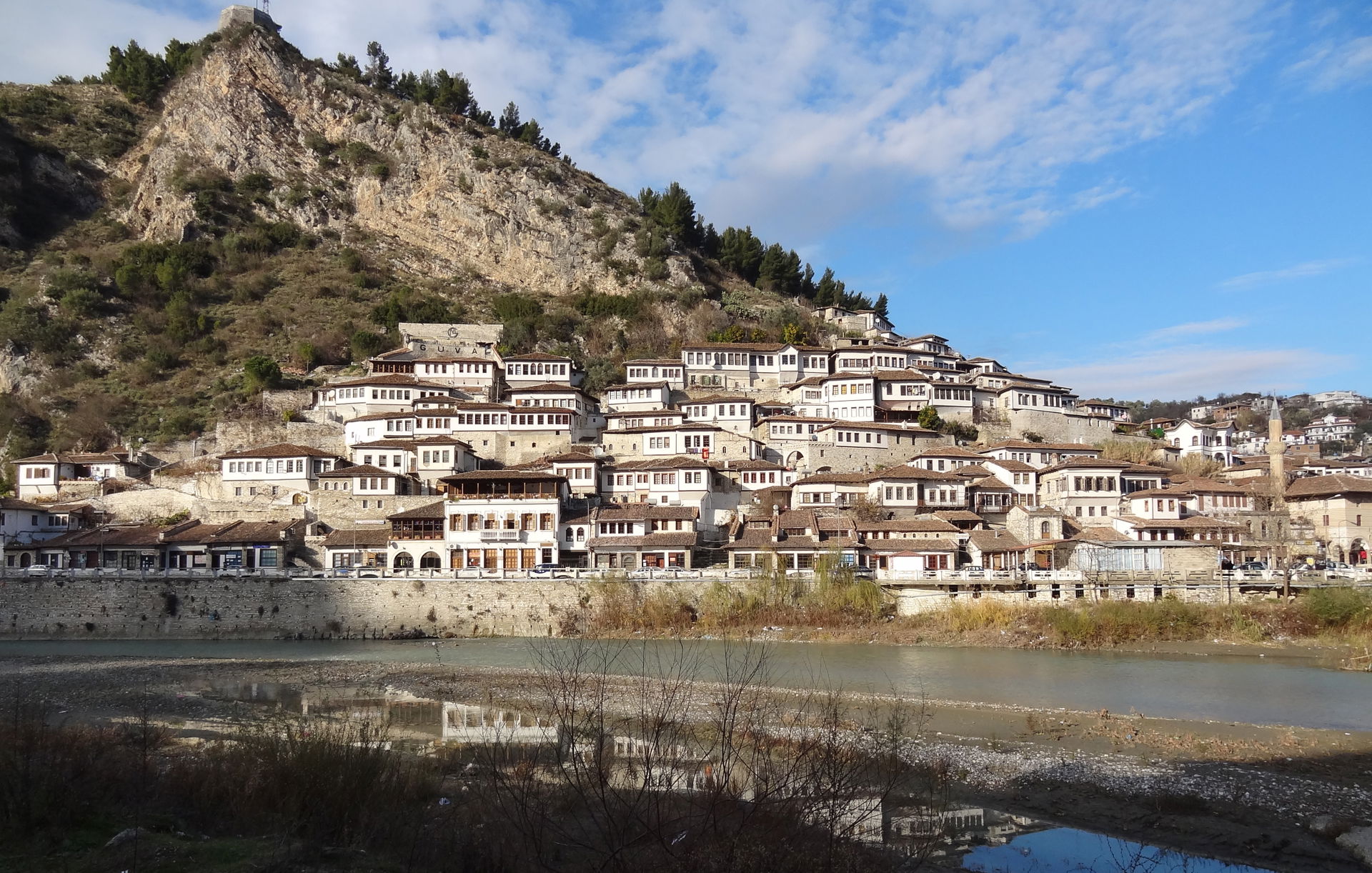 Mangalemi Neighborhood in Berat, Albania