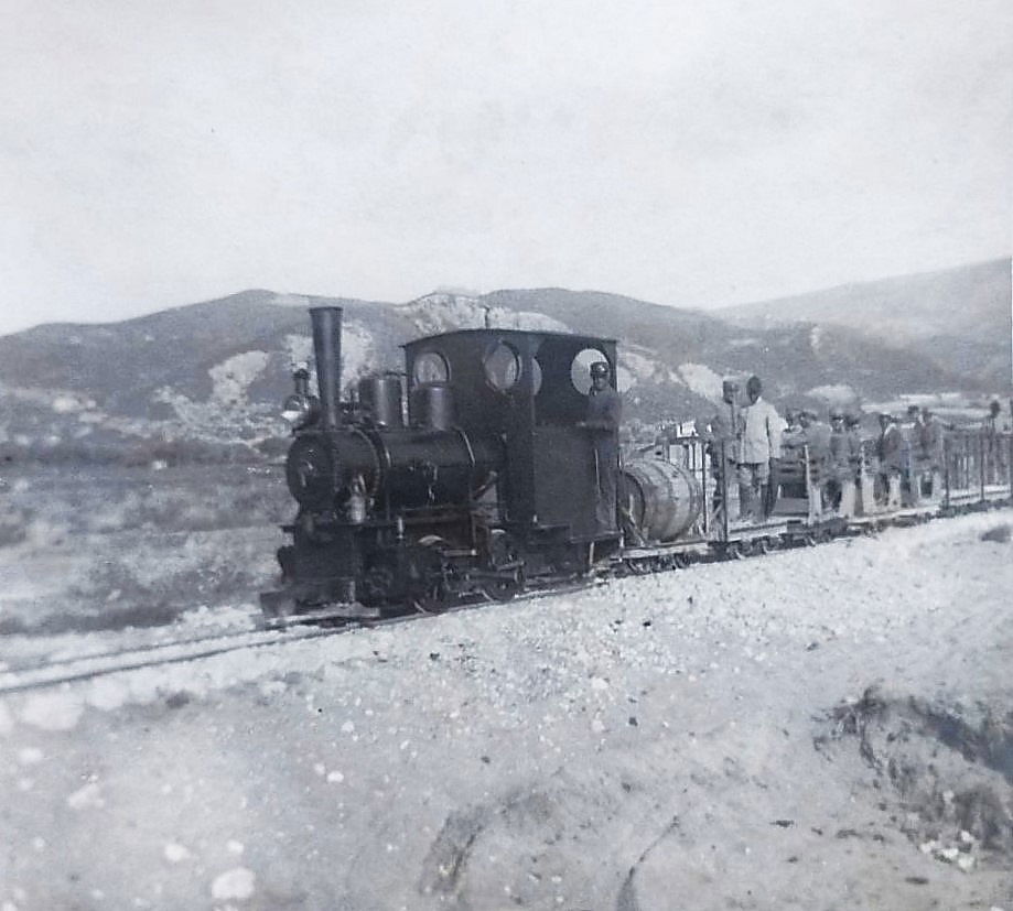 Narrow gauge railway in Valona (Vlora, Vlorë; Αυλώνα Av̱ló̱na; …