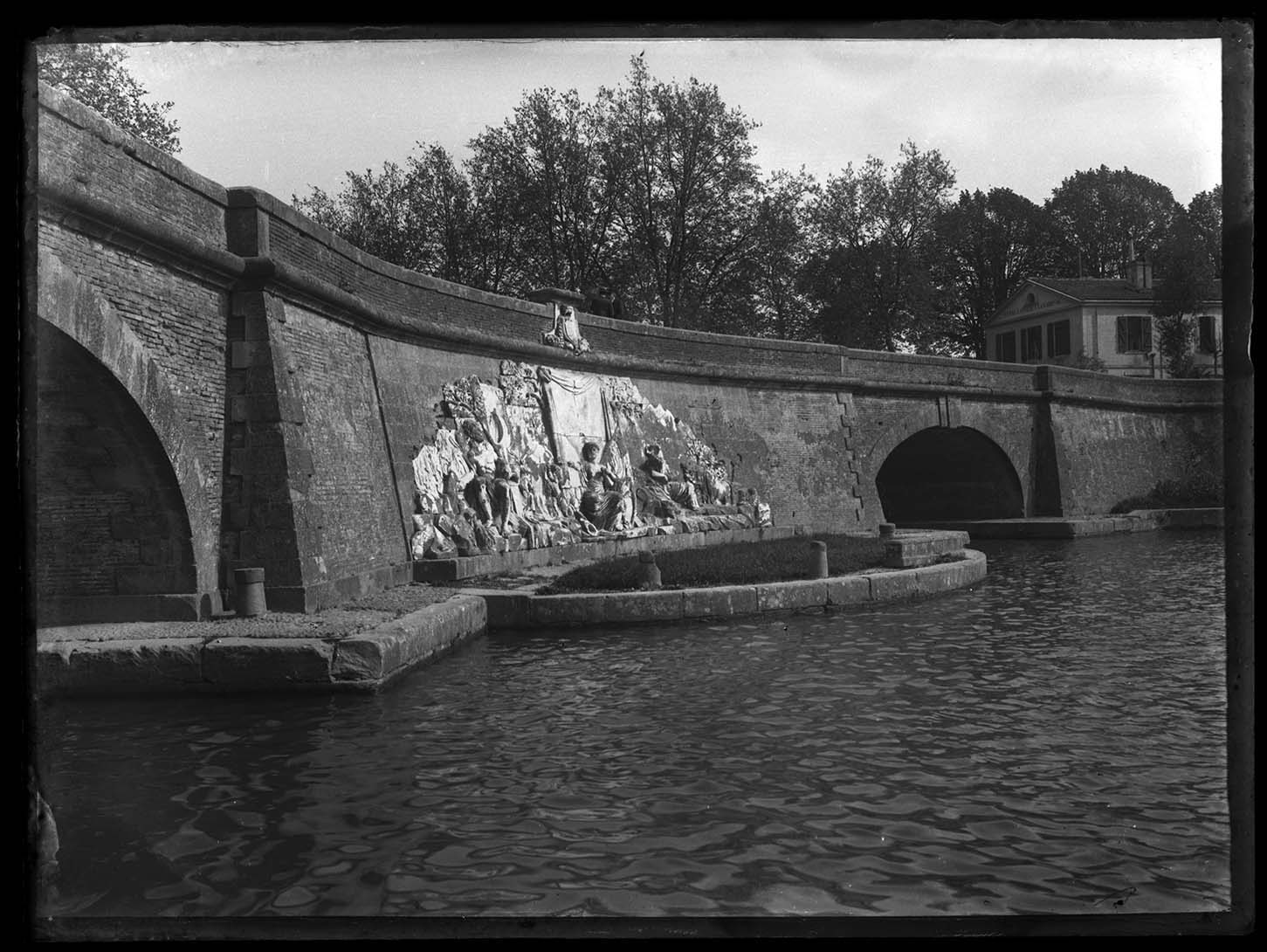 Ponts-Jumeaux, Canal du Midi et Canal de Brienne.Années 1900.Vu…