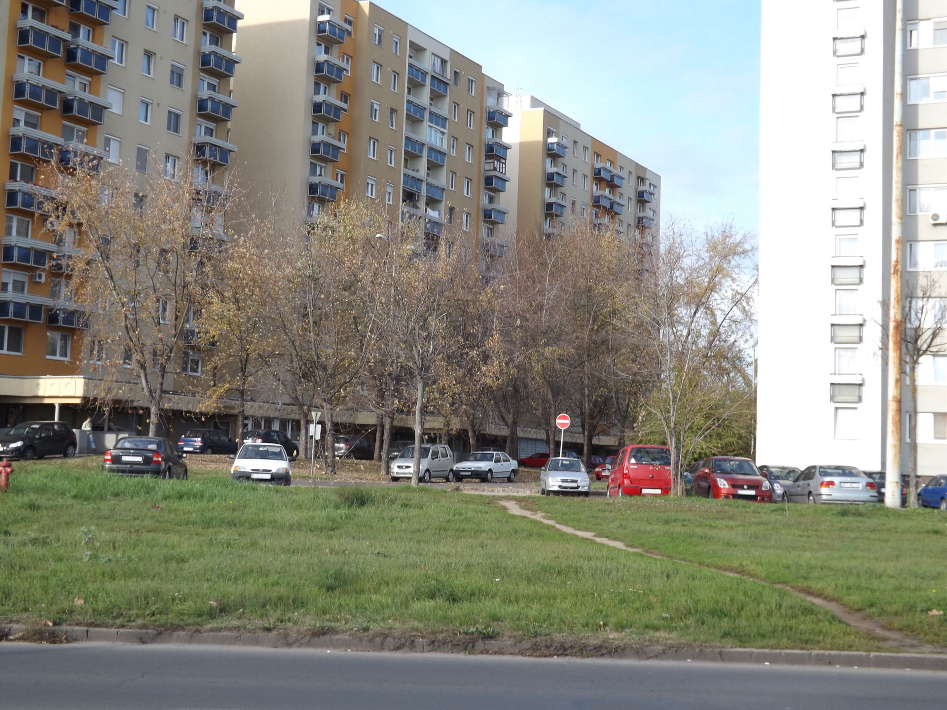 Debrecen, Tócóskerti lakótelep a Vincellér utca felől
