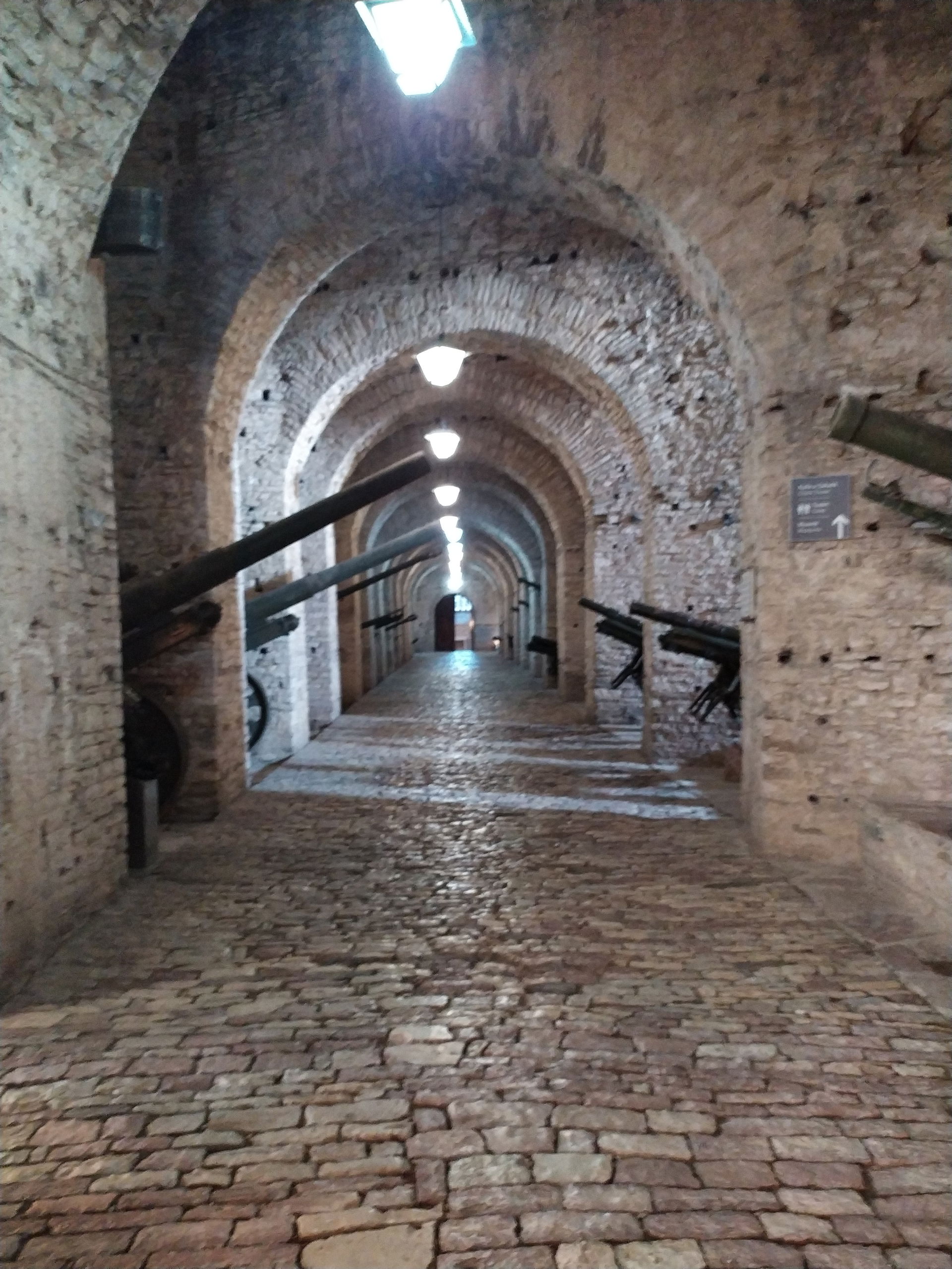 Gjirokastër castle, Ali Pasha cannons area