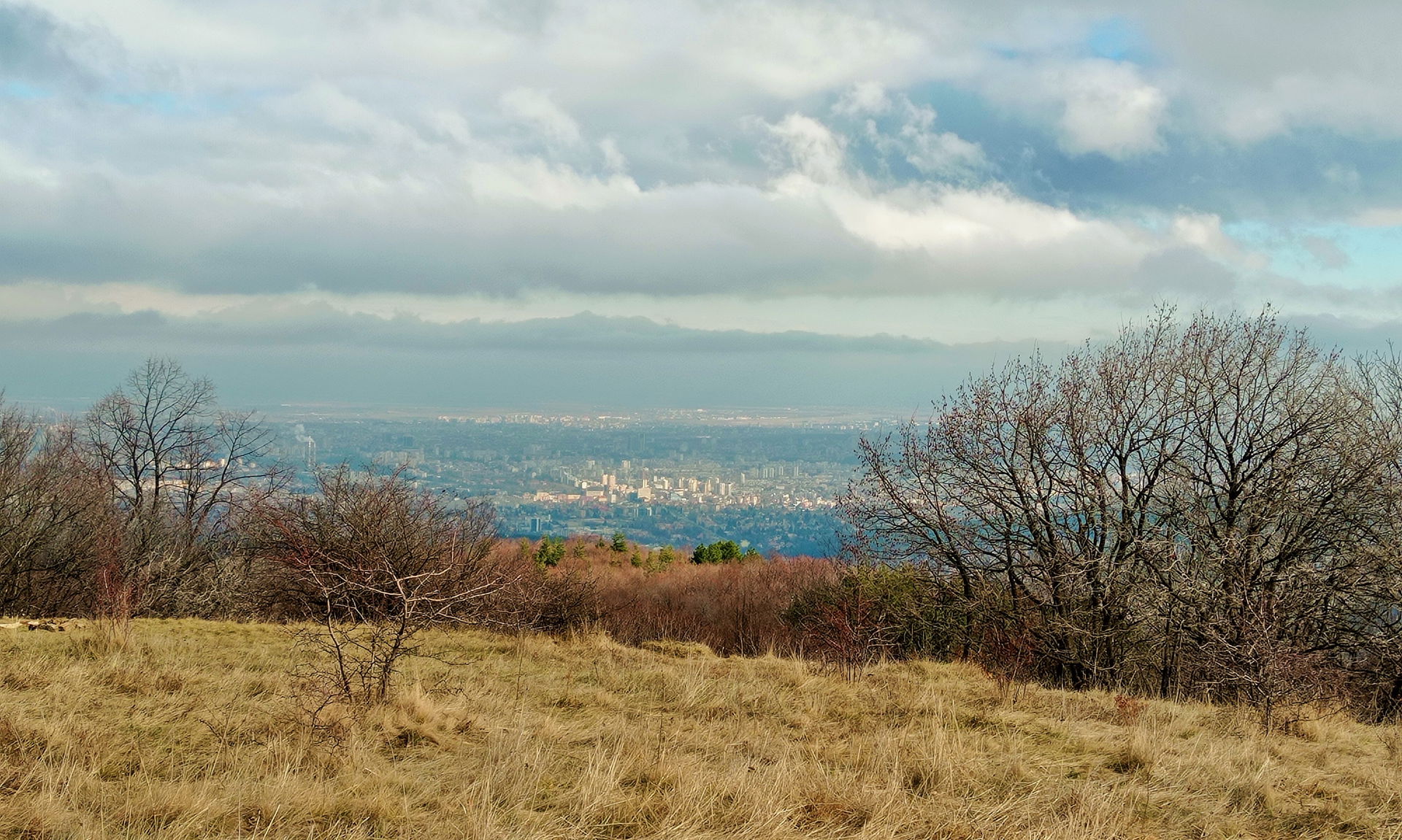 View of Sofia from Lyulin mountain