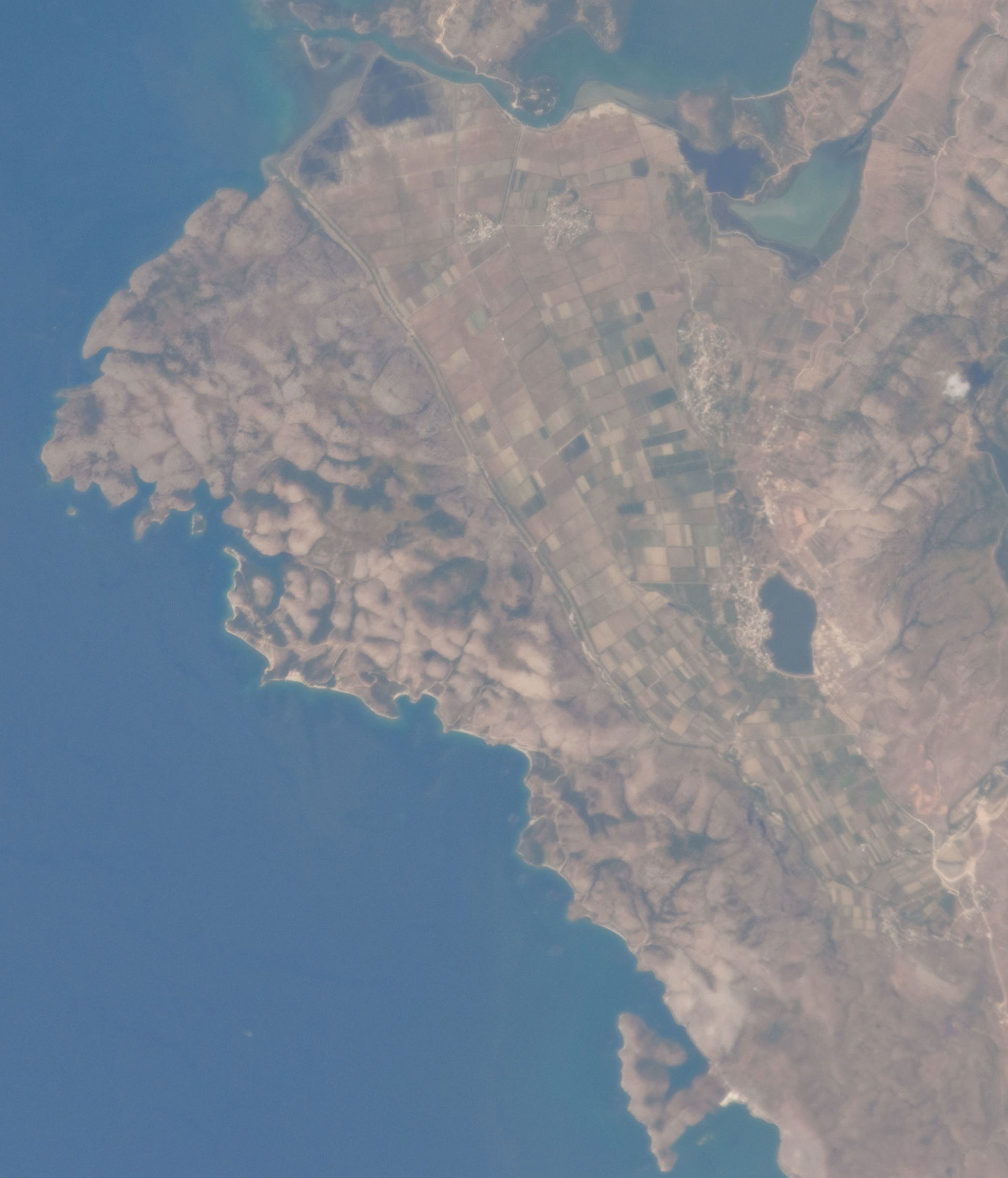 View of Albania taken during ISS Expedition 28.