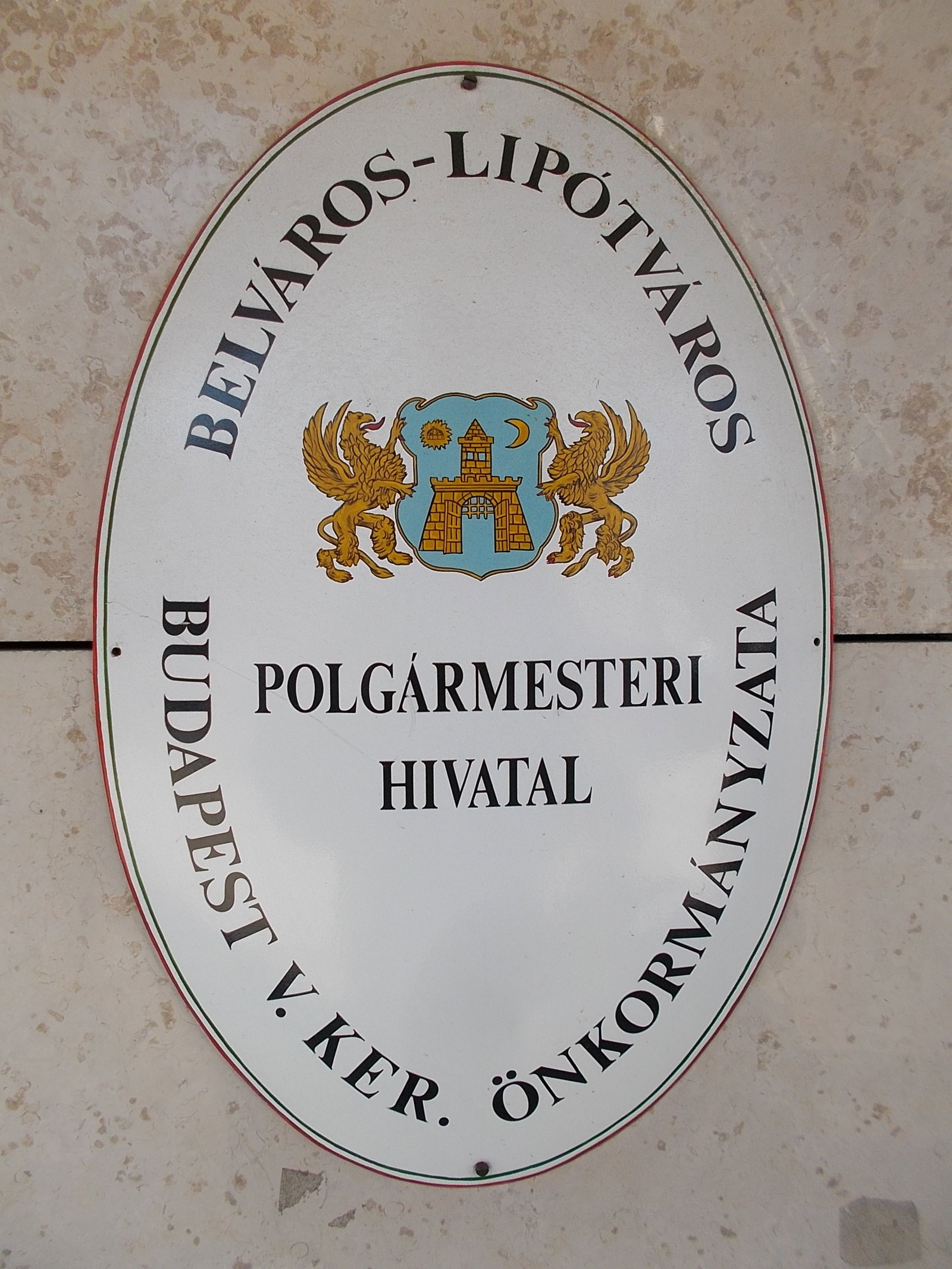 V. kerület (Belváros-Lipótváros) district