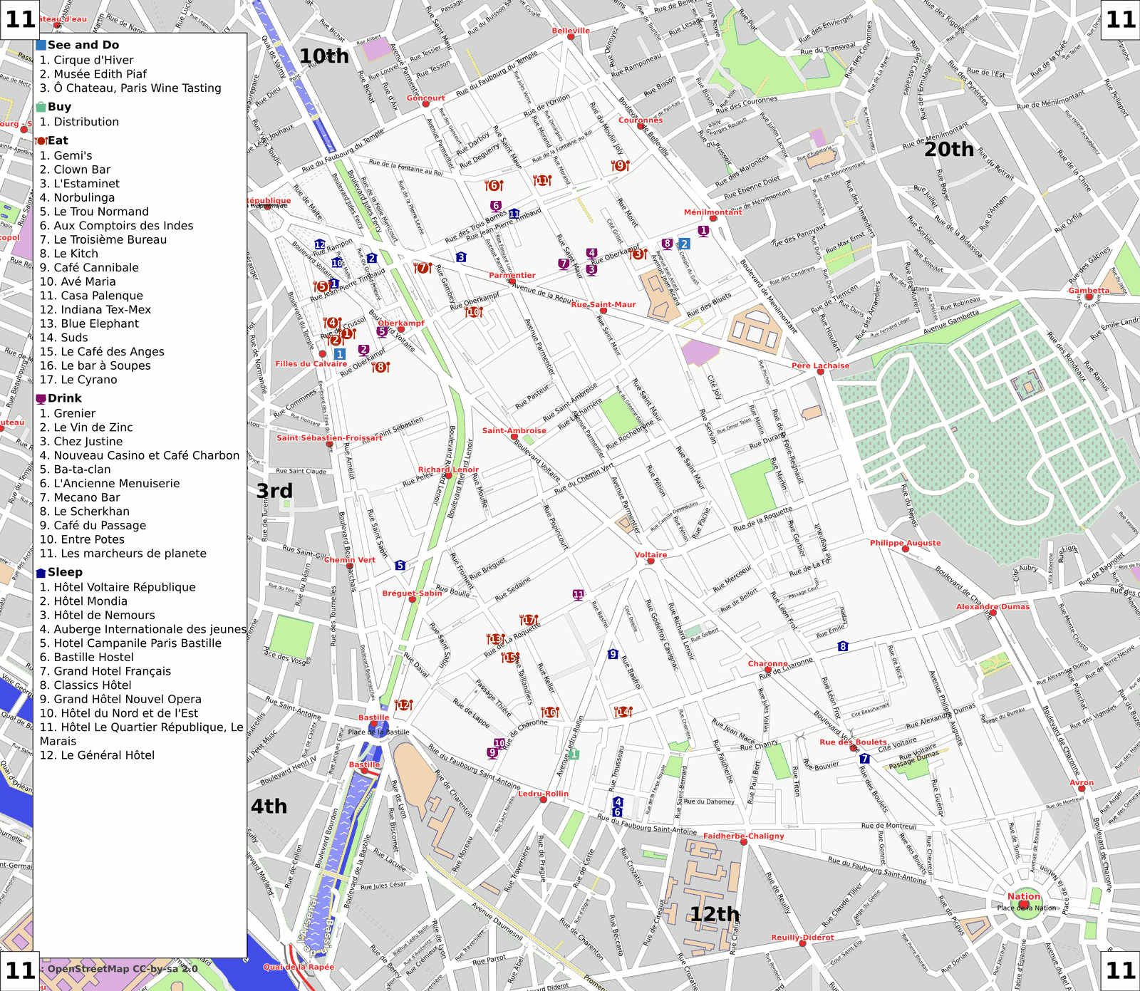 11th Arrondissement distrito