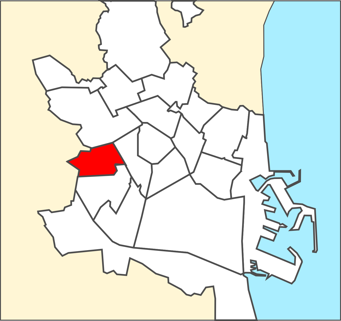 L’Olivereta district